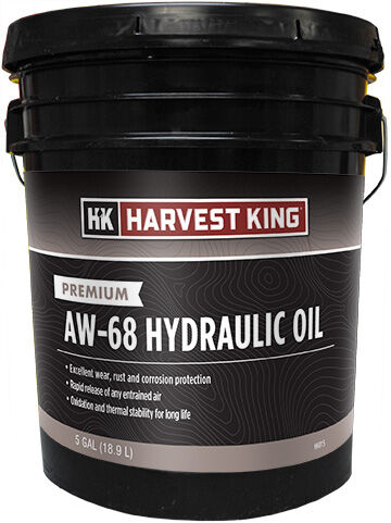 Harvest King Premium AW68 Hydraulic Oil, 5Gal Bucket