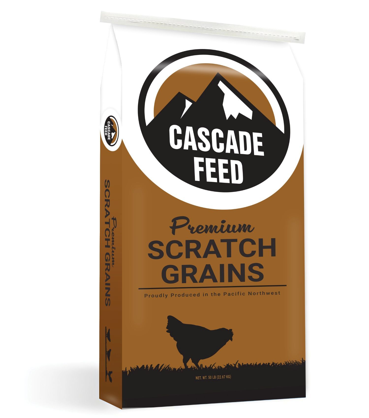 Cascade Feed Cascade 2-Grain Scratch, 50-Lb