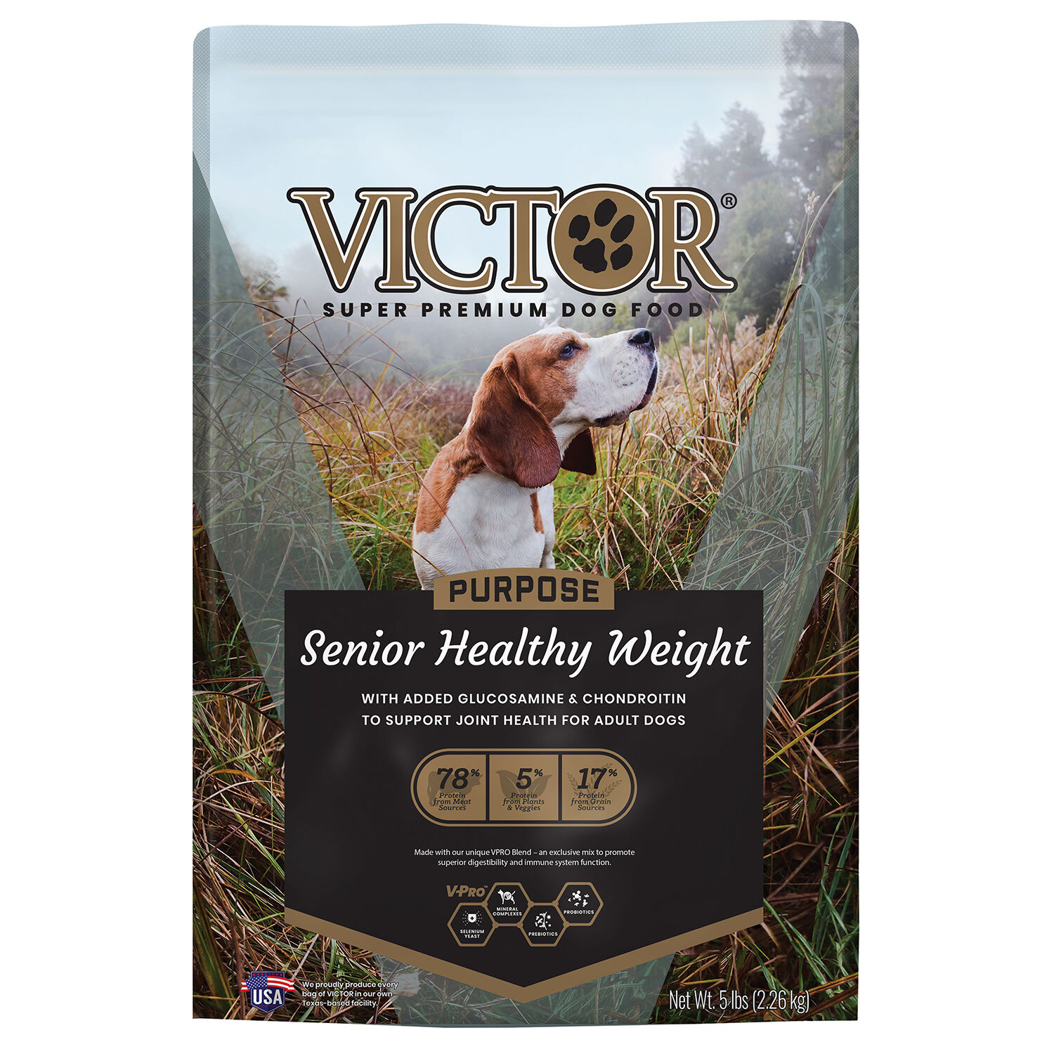 Victor Senior Healthy Weight Dog Food, 5-Lb