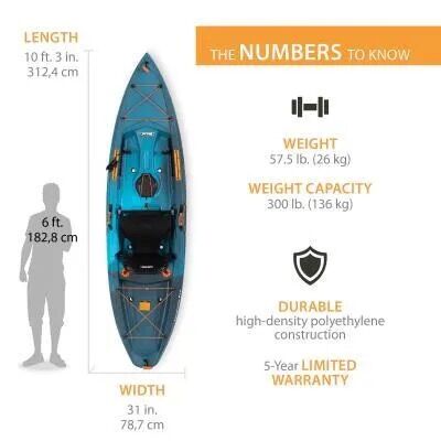 Lifetime Tamarack Pro 103 Sit-On-Top Kayak