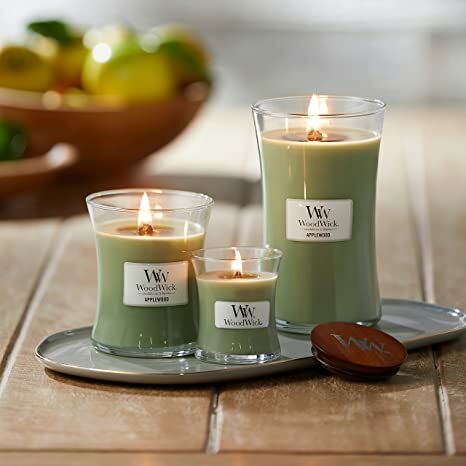 Applewood Hourglass Candle, Medium