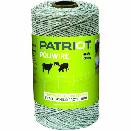Patriot Electric Fence Poliwire, 660-Ft