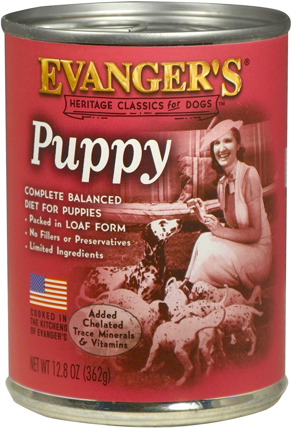 Heritage Classic Chicken Wet Puppy Food, 12.8-Oz Can