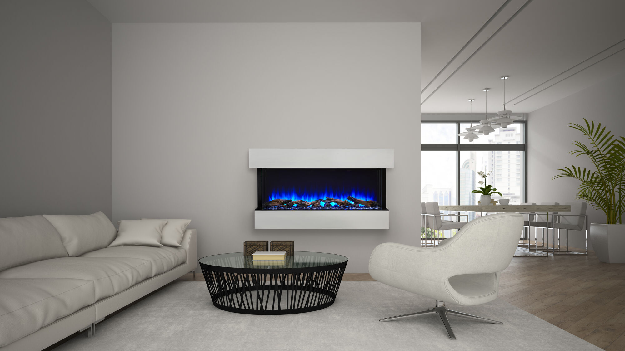 Simplifire Scion Trinity 43 Electric Fireplace