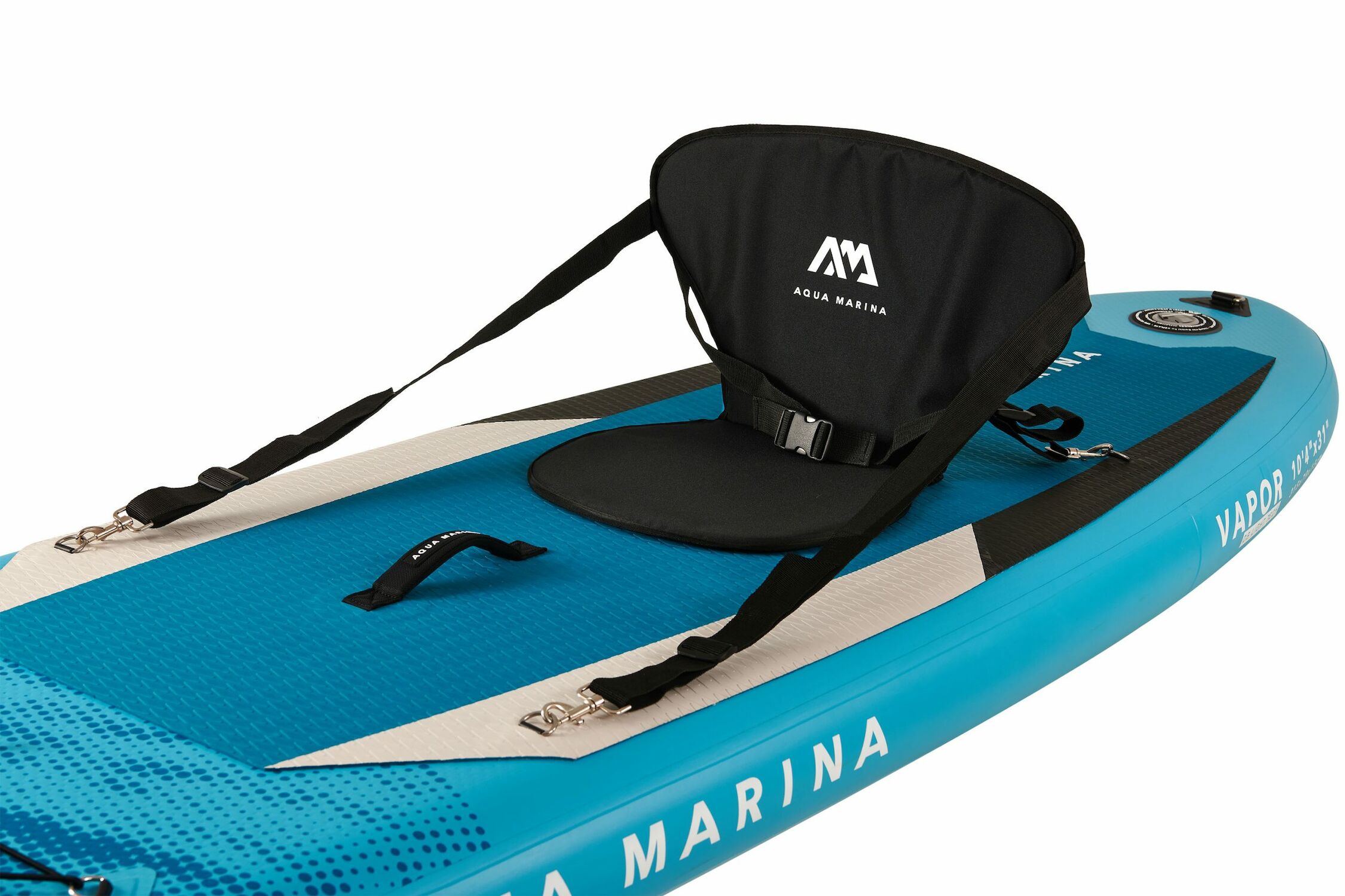 All Around Series Vapor Inflatable Paddle Board with Paddle in Blue