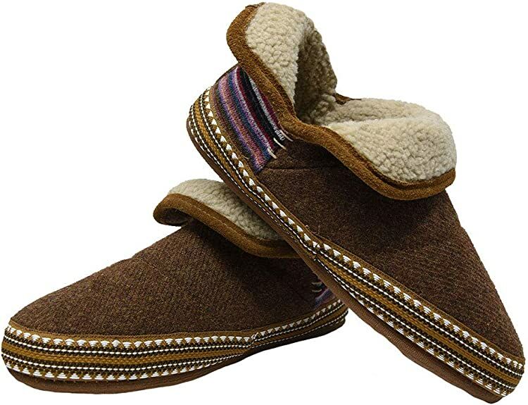 Women's Bootie Slipper In Denim Stripe