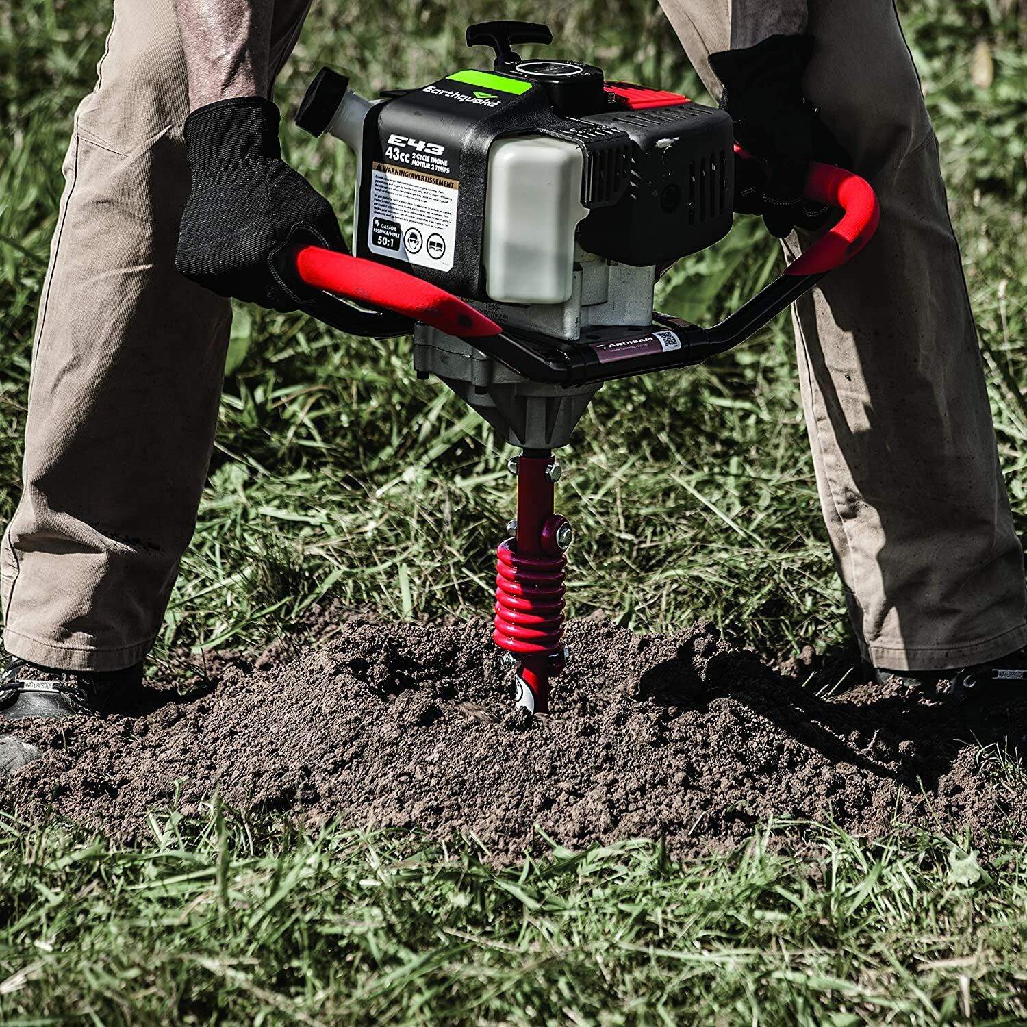 E43™ Earth Auger Combo with 8-In Auger