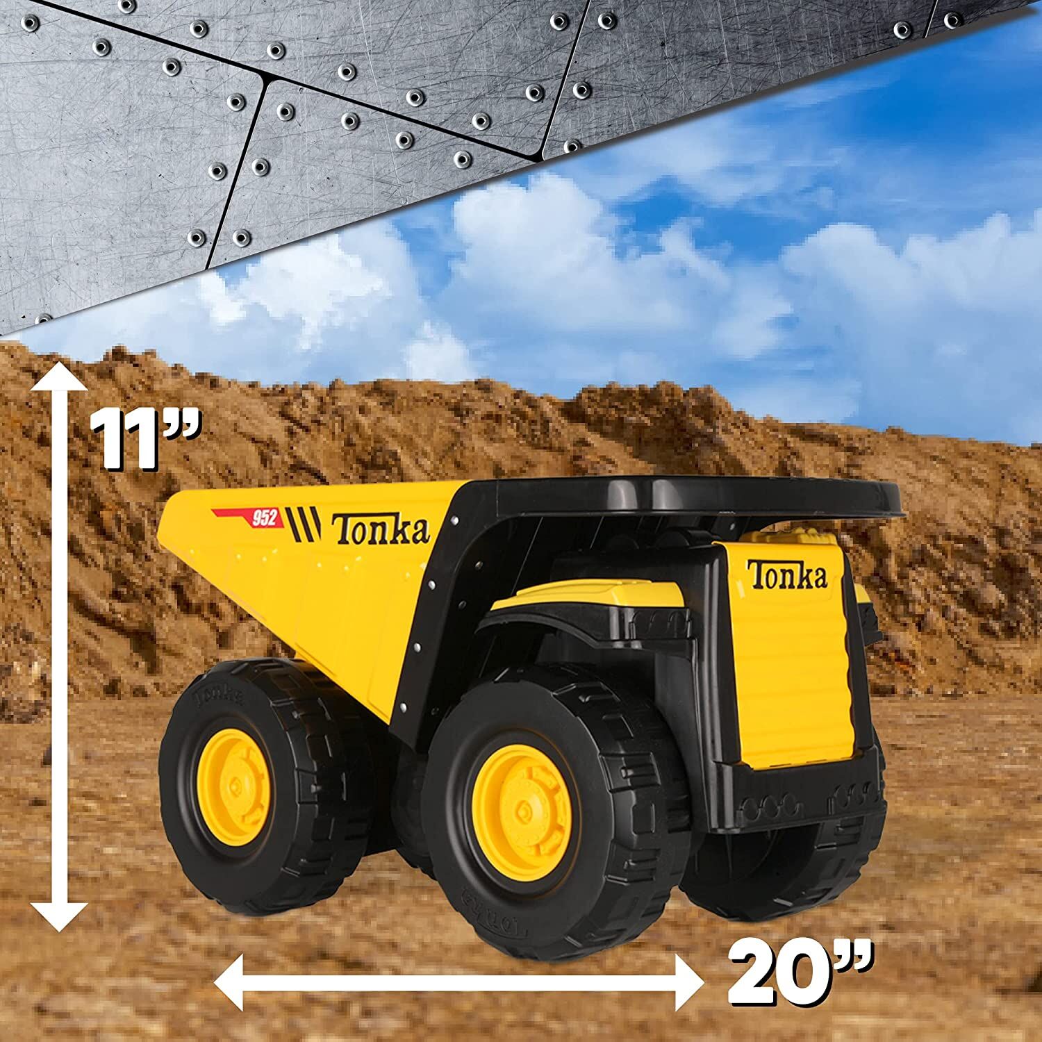 Tonka Steel Classics Toughest Mighty Dump Truck