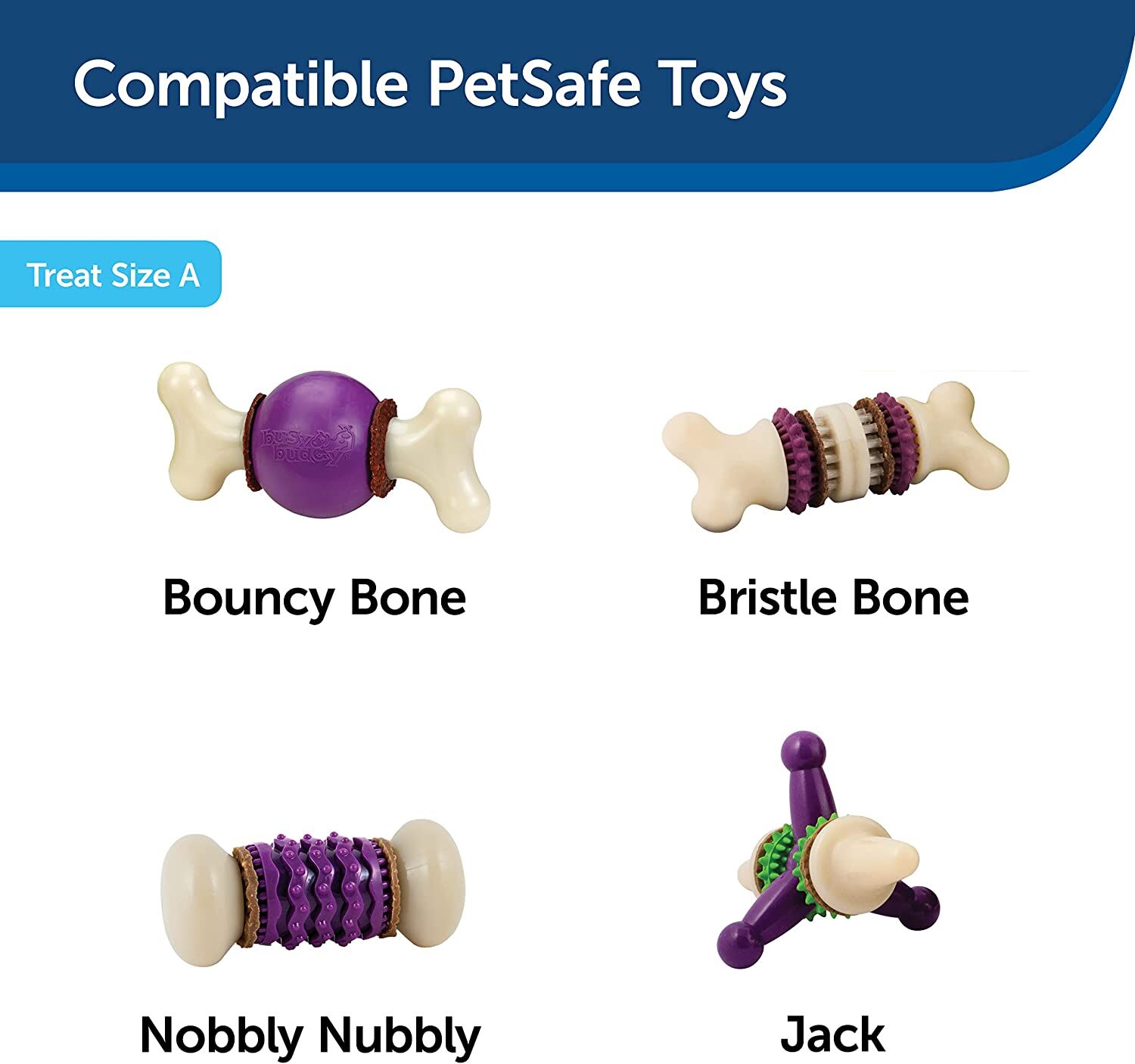 PetSafe Rawhide Treat Rings for Small Dogs, 16-Pc