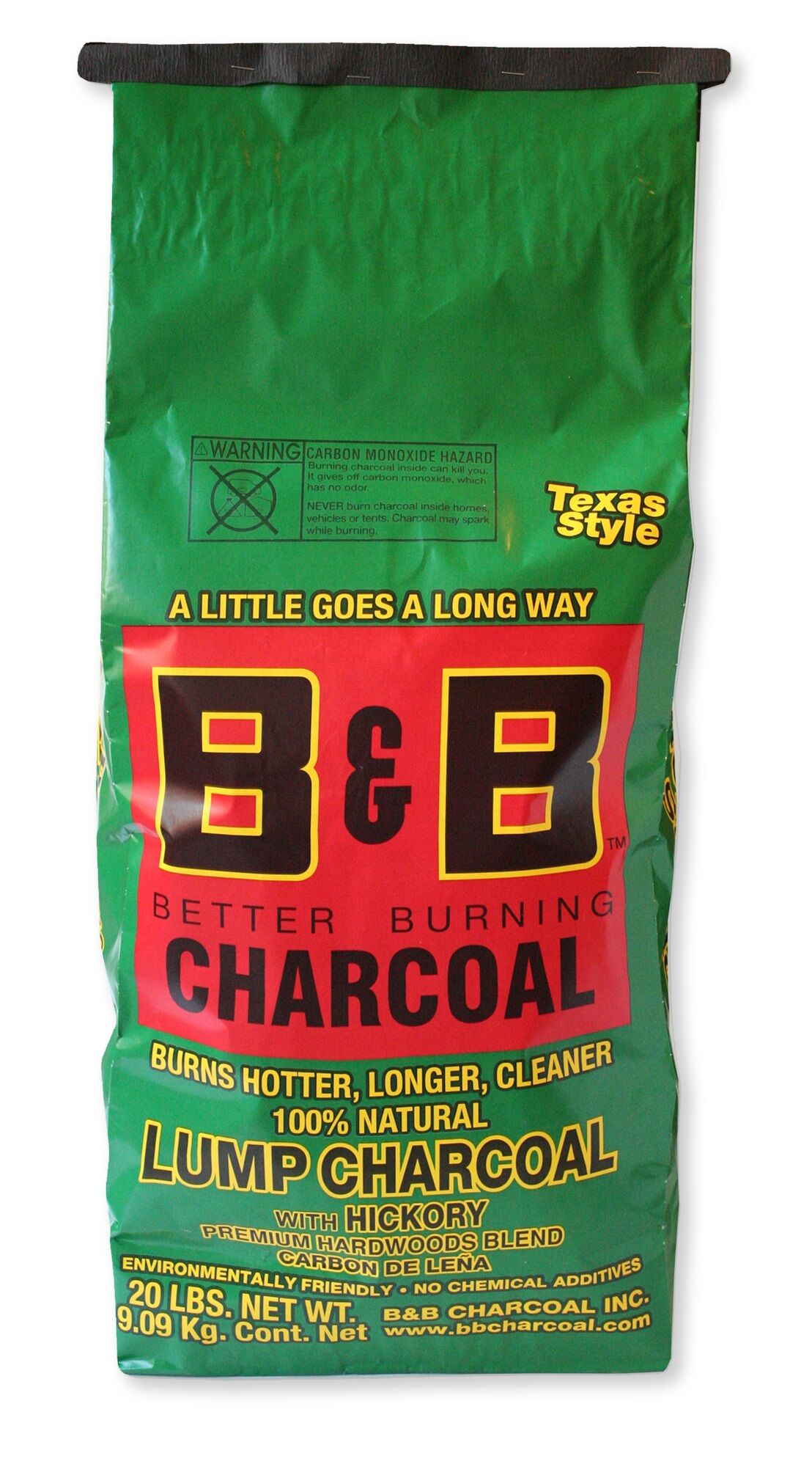 Hickory Lump Charcoal, 20-LB