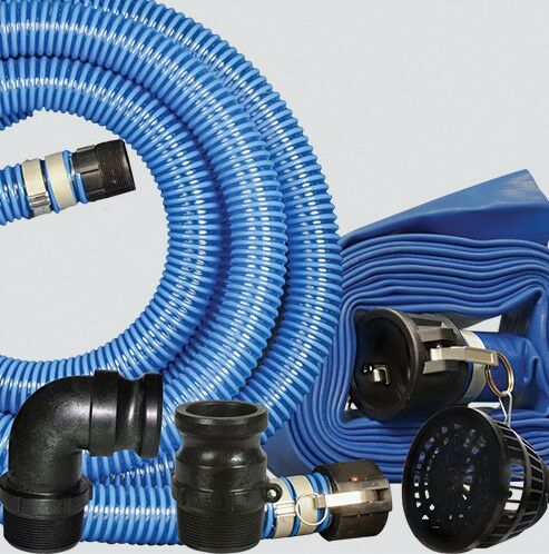 2-In XtremeFlex Water Transfer Pump Kit with Poly Fittings & Adaptors