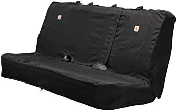 Carhartt Universal Fitted Nylon Duck Full-Size Bench Seat Cover in Black