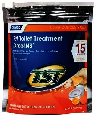 RV Toilet Treatment TST Drop-Ins in Orange, 15-Ct