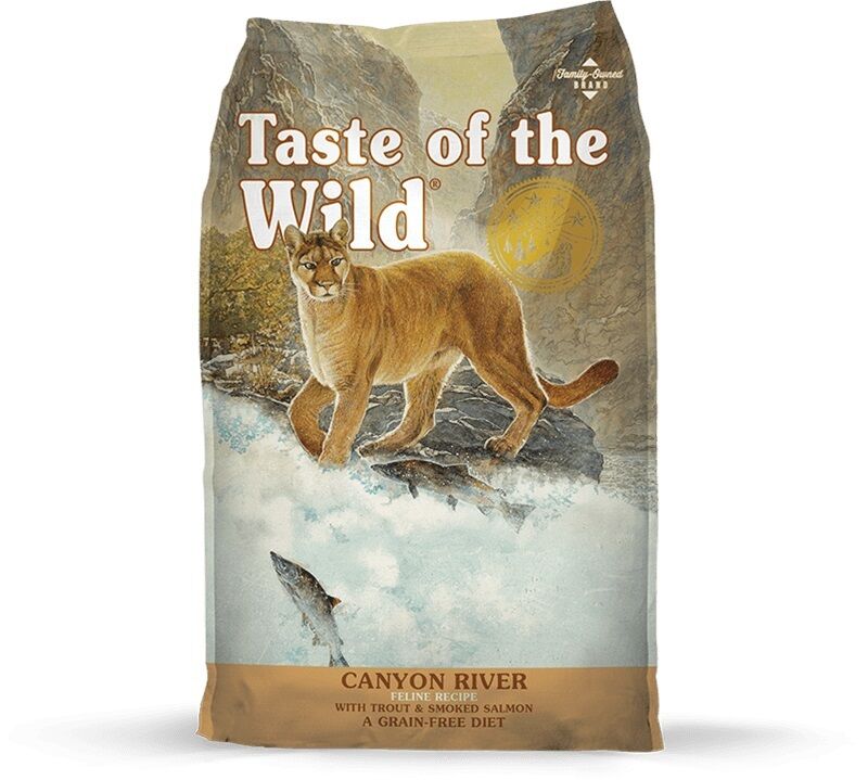 Taste of the Wild Canyon River Cat Food, 5-lb bag Dry Cat Food