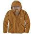 Men's Relaxed Fit Washed Duck Sherpa-Lined Jacket in Brown