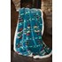 54-In x 68-In Turquoise Southwest Plush Sherpa Throw