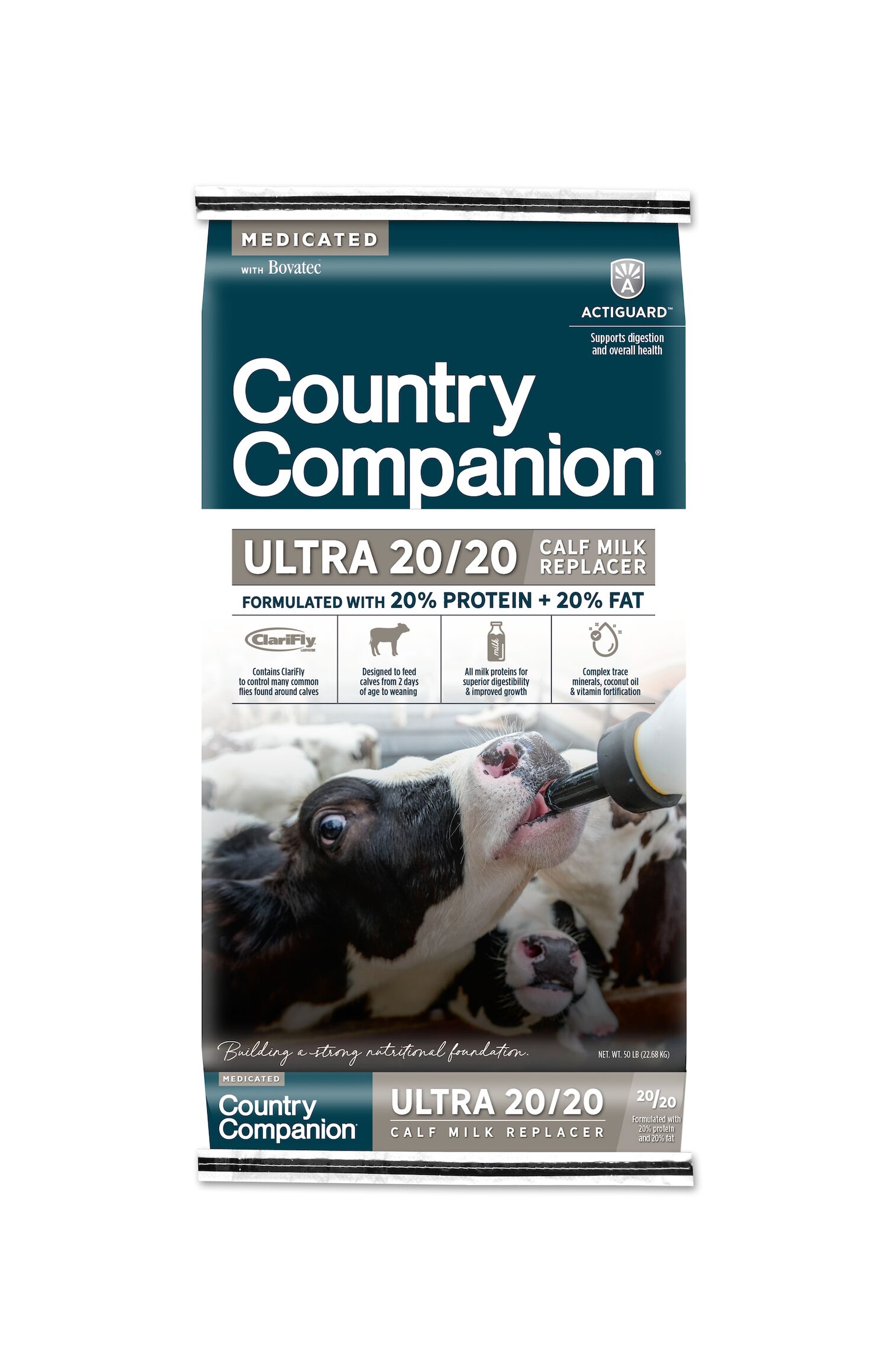 Country Companion Ultra 20/20 Calf Milk Replacer, 50-Lb
