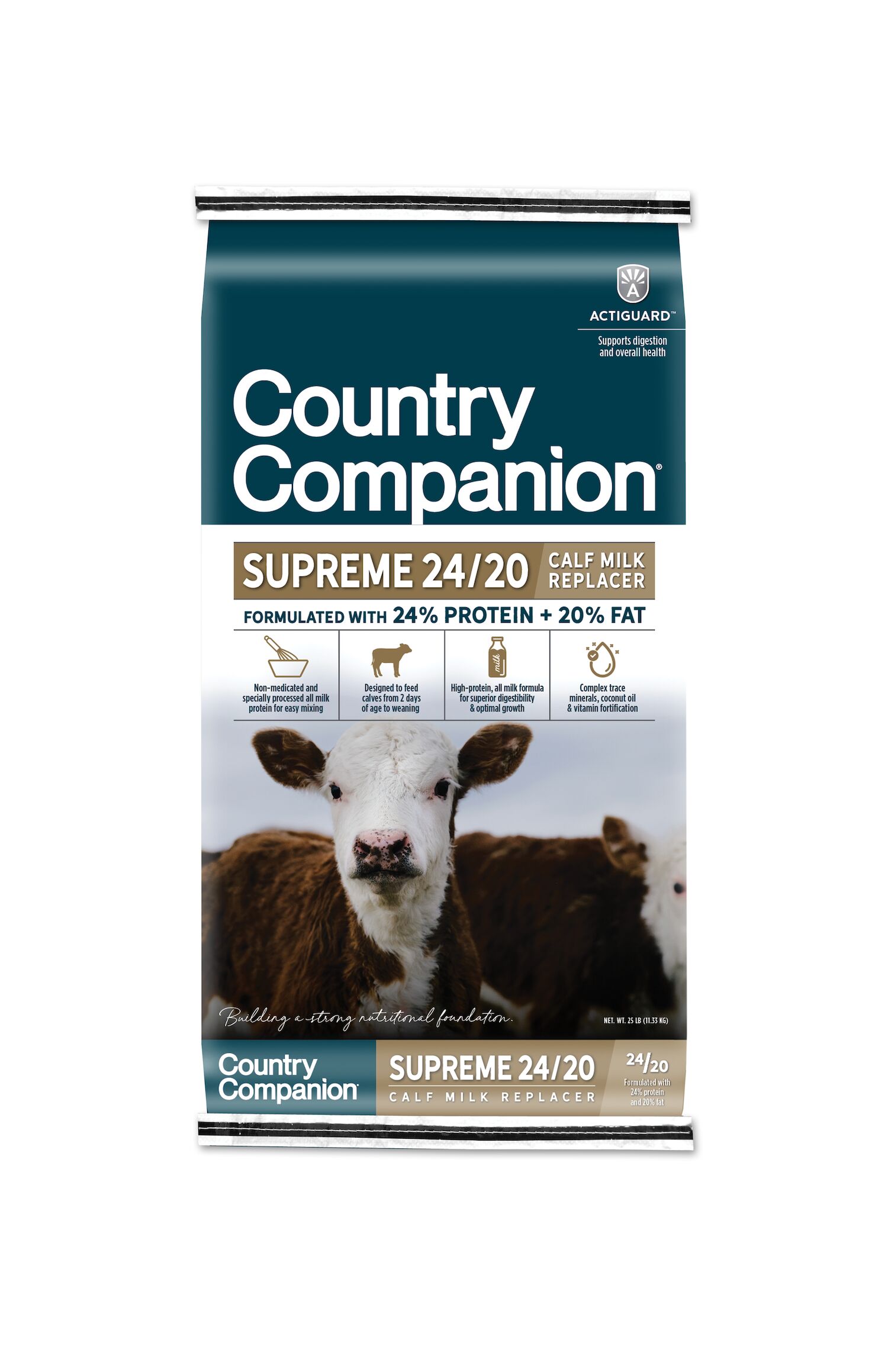 Country Companion Supreme 24/20 Calf Milk Replacer, 25-Lb