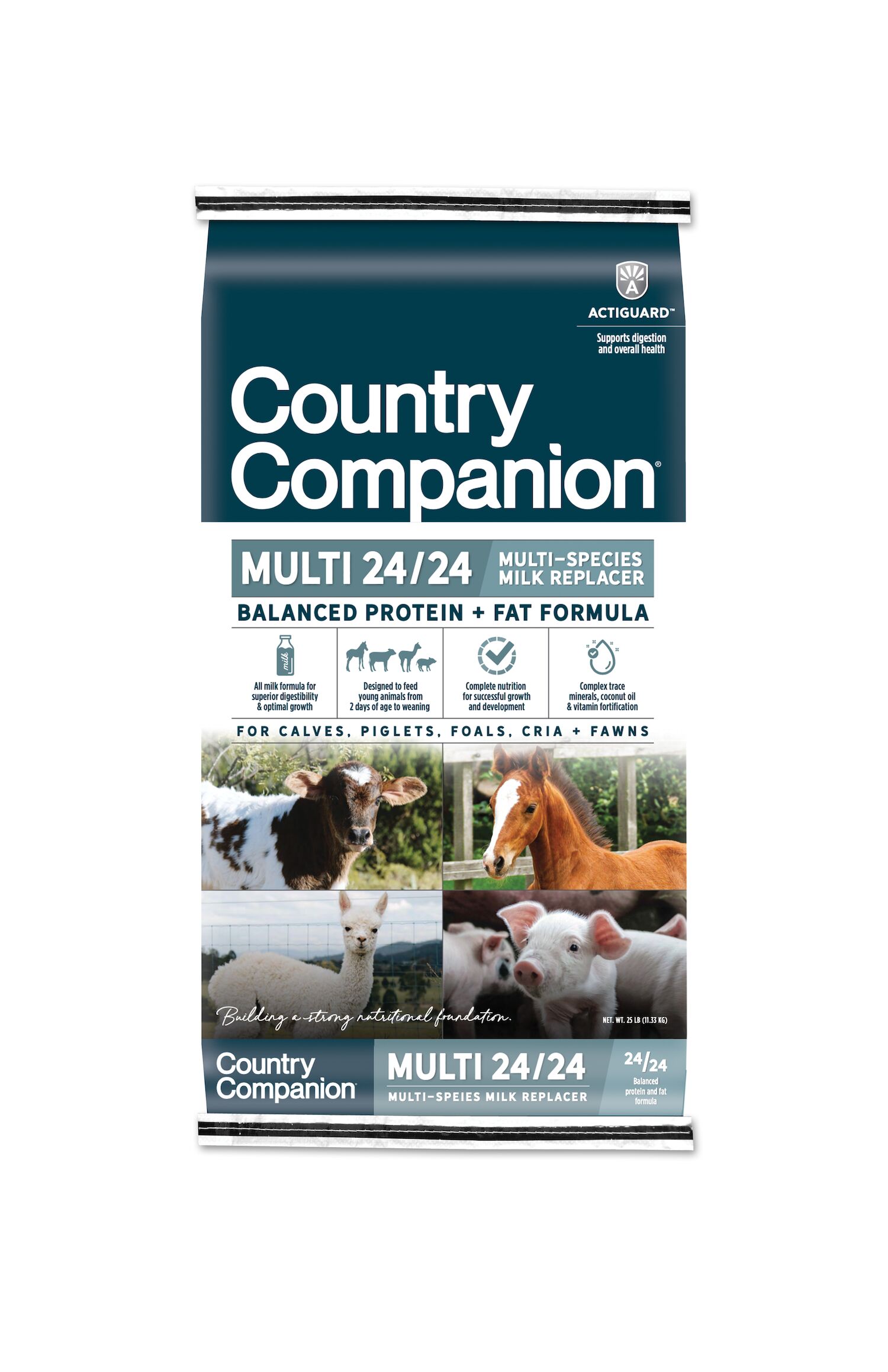 Country Companion 24/24 Multi-Species Milk Replacer, 25-Lb