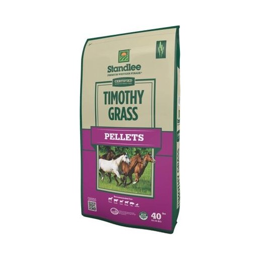 Standlee Certified Weed Free Timothy Grass Pellets, 40-Lb