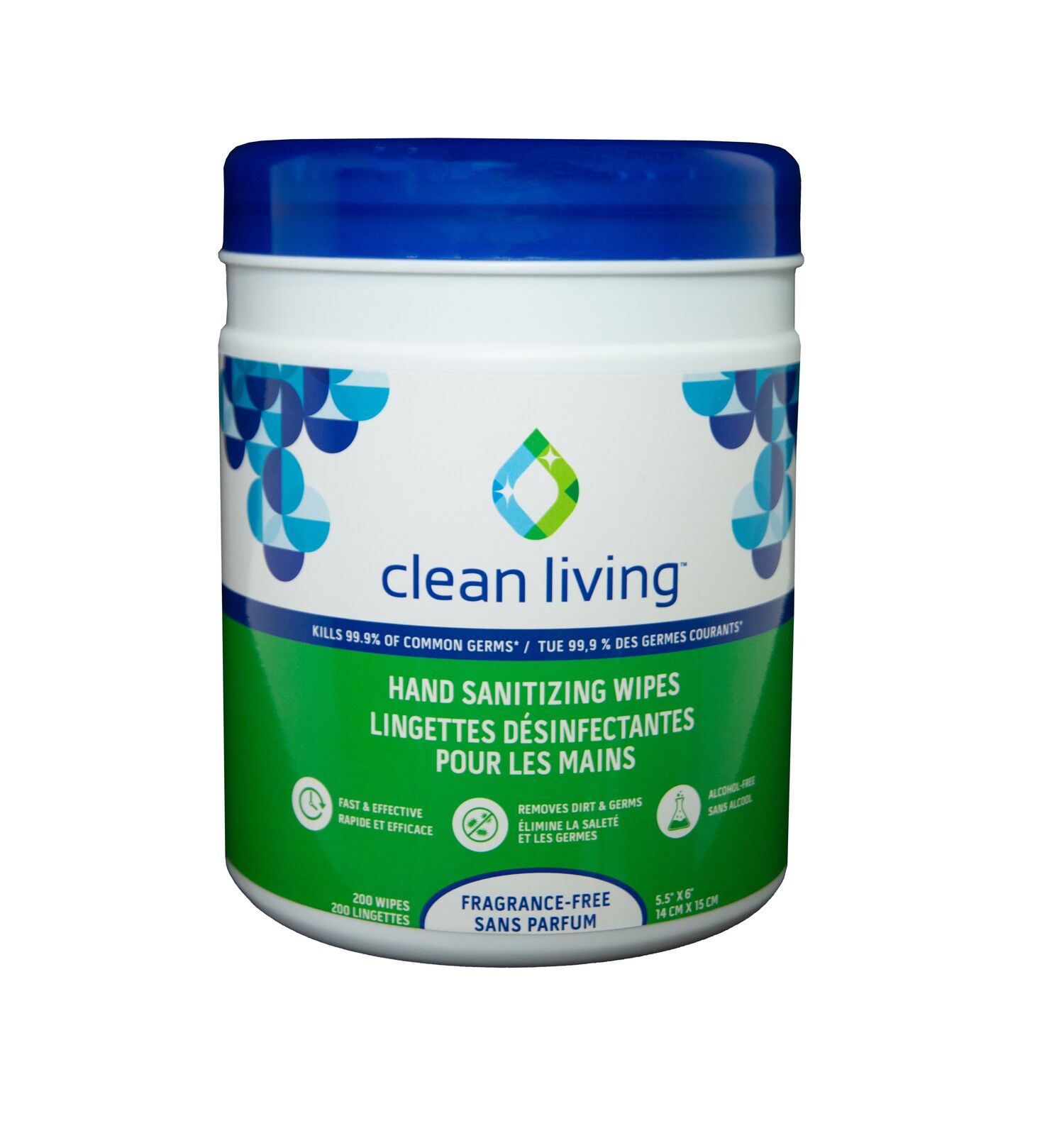 Clean Living Sanitizing Wipes, 200-Ct