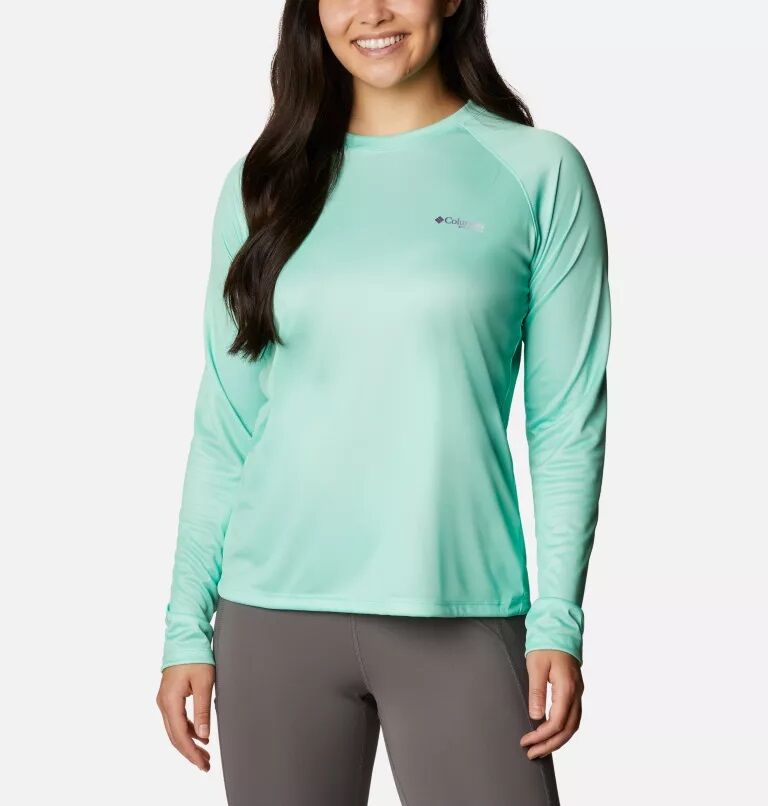 Columbia Women's Tidal Tee PFG Fish Flag Long Sleeve T-Shirt