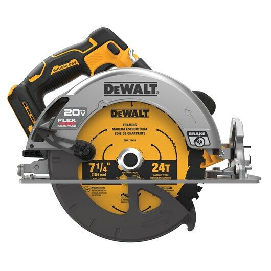 DEWALT 20-V Max FlexVolt Advantage Brushless Circular Saw, 7 1/4-In (Tool Only)