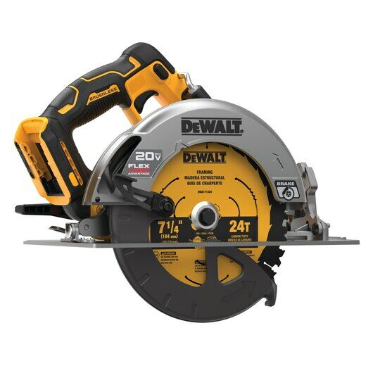 DEWALT 20-V Max FlexVolt Advantage Brushless Circular Saw, 7 1/4-In (Tool Only)