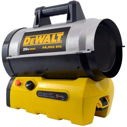 DeWALT 20V MAX 70,000 BTU Propane Forced Air Heater
