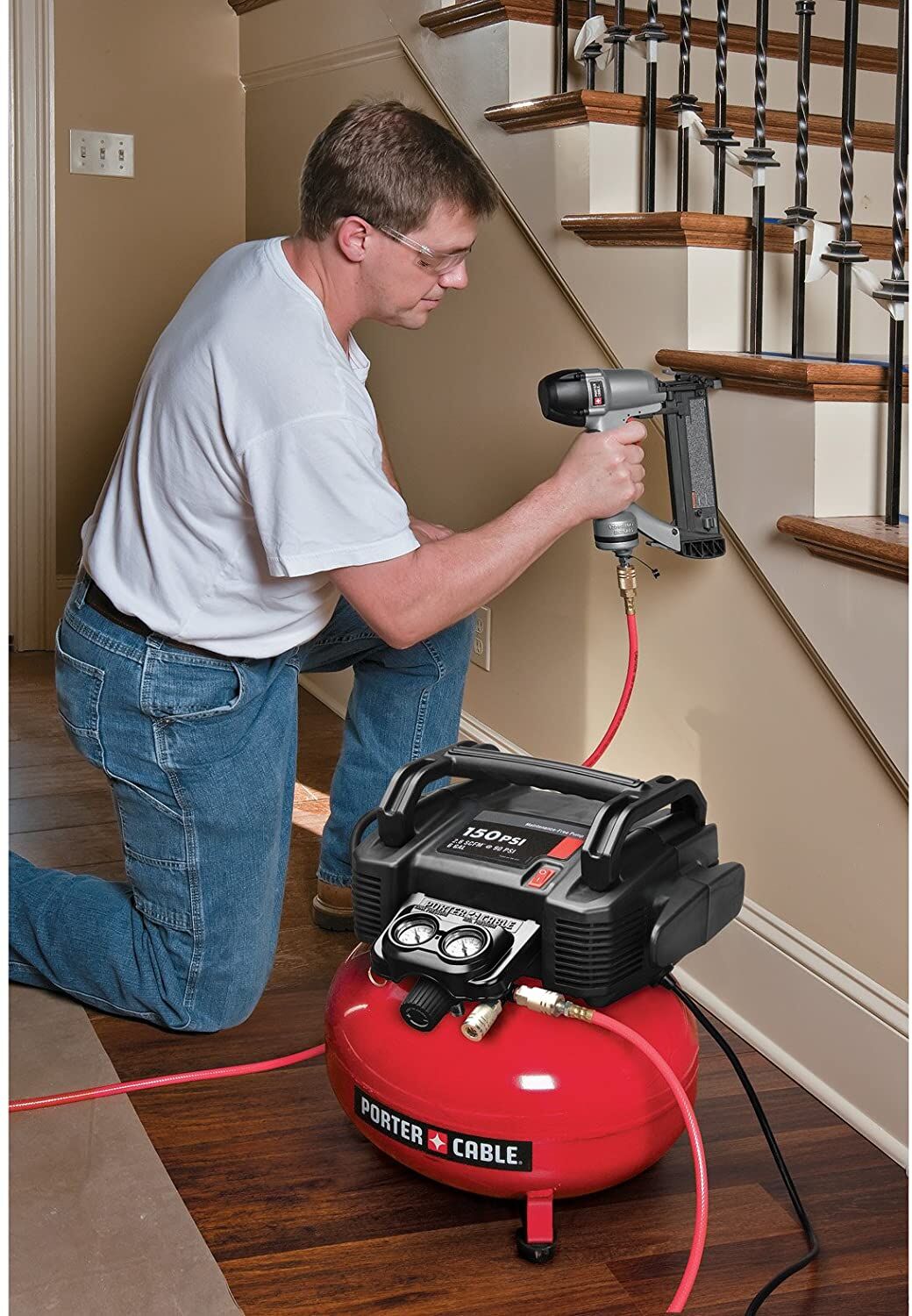 Porter Cable 6-Gal Oil-Free Pancake Air Compressor