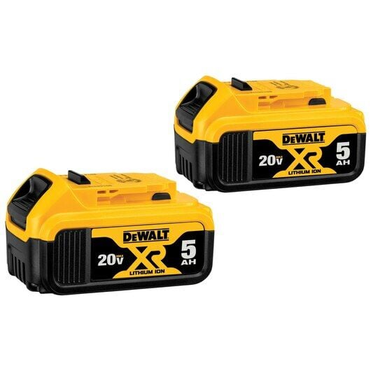 DeWALT 20V MAX XR 5 AH Battery, 2-Pk