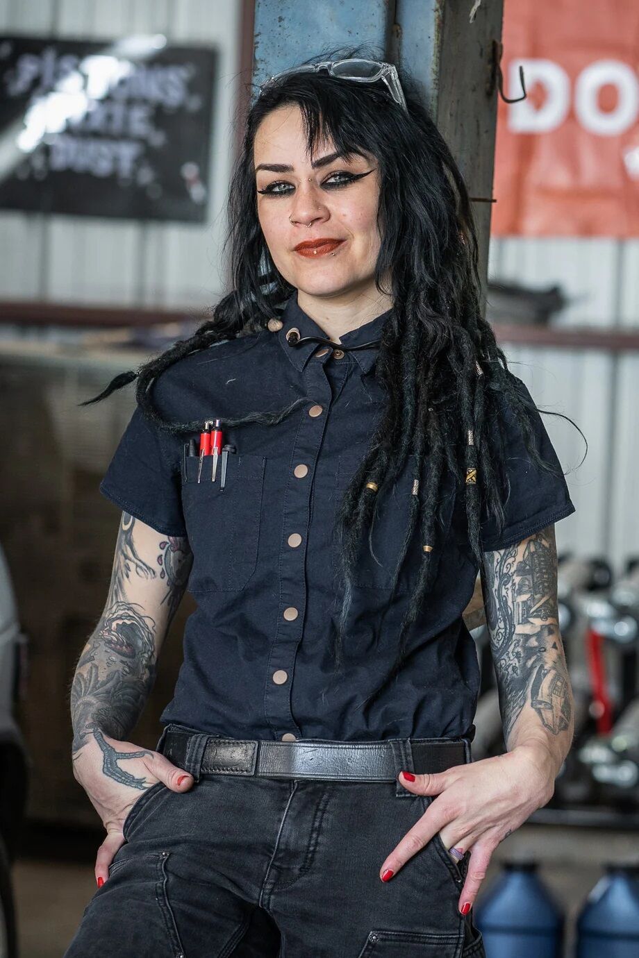 Dovetail Workwear Women's Mechanic’s Work Shirt