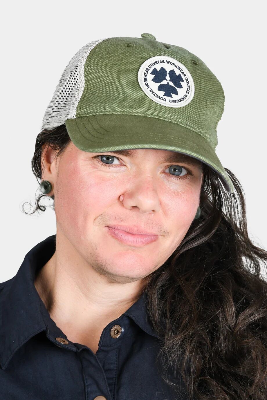 Women’s Richardson Trucker Hat in Olive Green