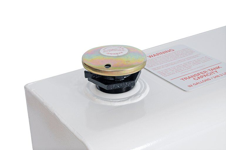 Dee Zee Rectangle Transfer Tank In White Steel, 108-Gal