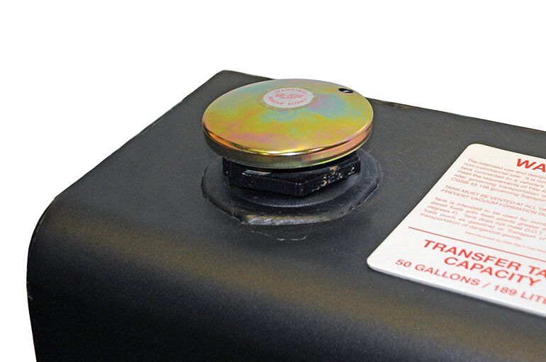 Dee Zee L-Shape Transfer Tank In Black Steel, 111-Gal