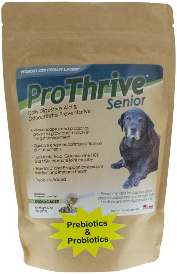 ProThrive Senior Digestive Aid & Joint Supplement for Senior Dogs, 12-Oz Bag