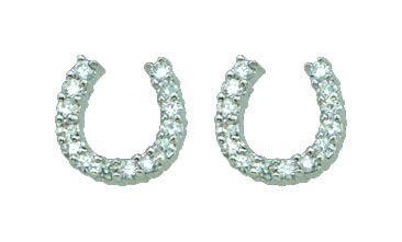 Tiny Rider Post Earrings 