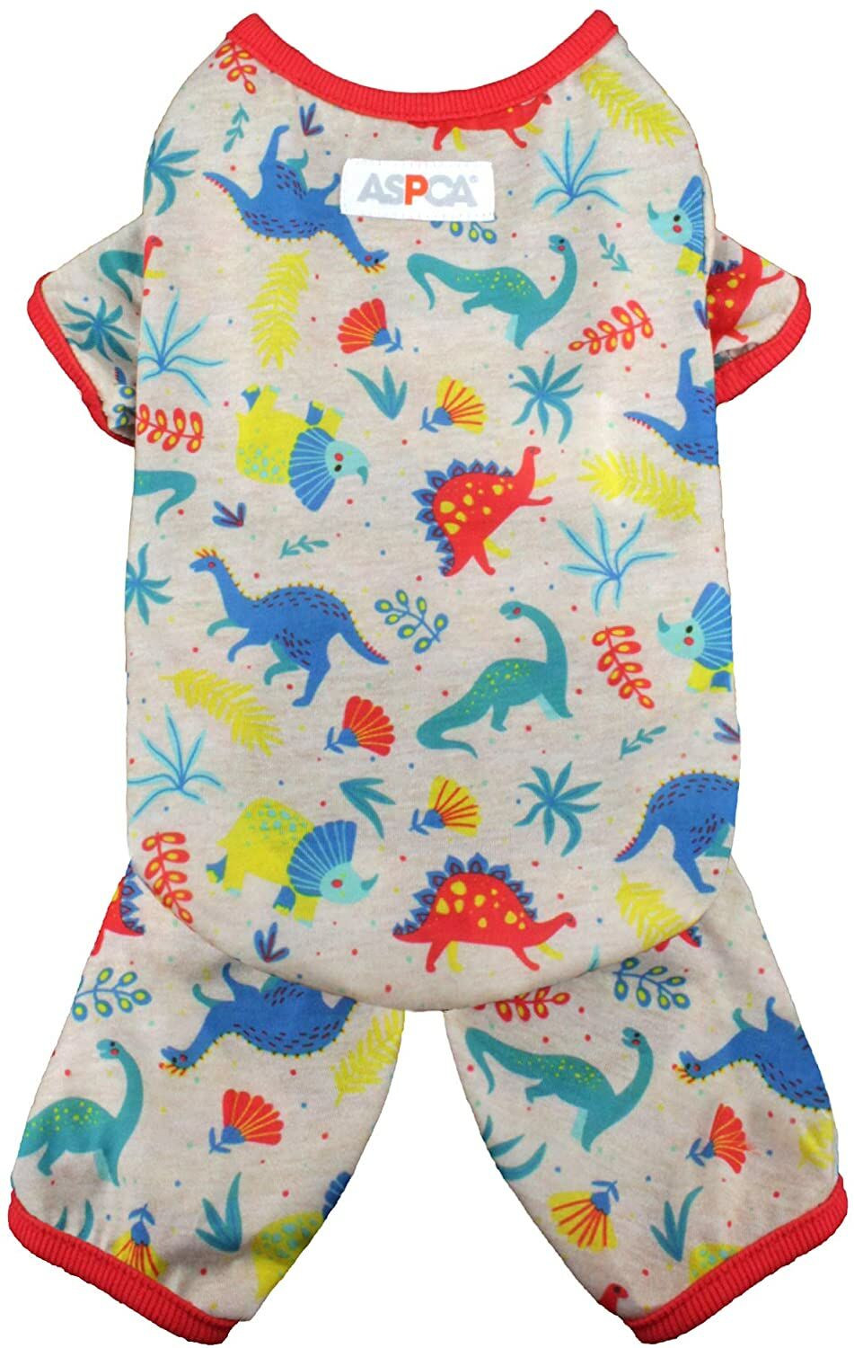 Dino Onesie Dog Pajamas in Navy, Extra Small