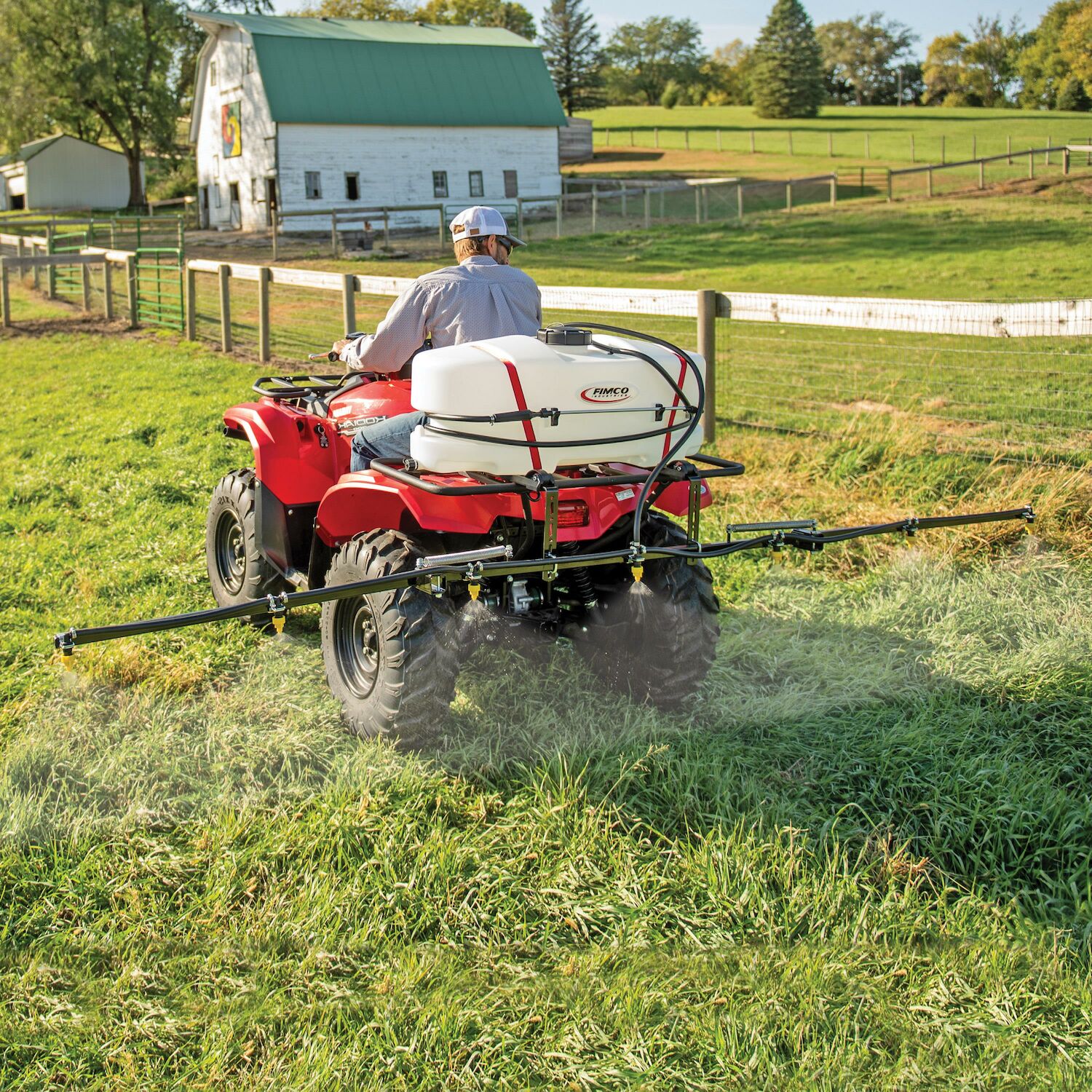 Fimco Volt Edge 25 Gallon ATV 7 Nozzle Boom Sprayer