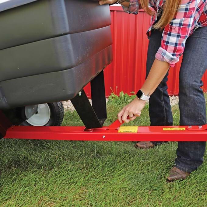 FIMCO 10-Cu Ft Heavy Hauler Poly Trailer