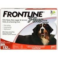 Frontline Plus Flea and Tick Extra Large Dog 89 to 132-lbs, 3 Pack