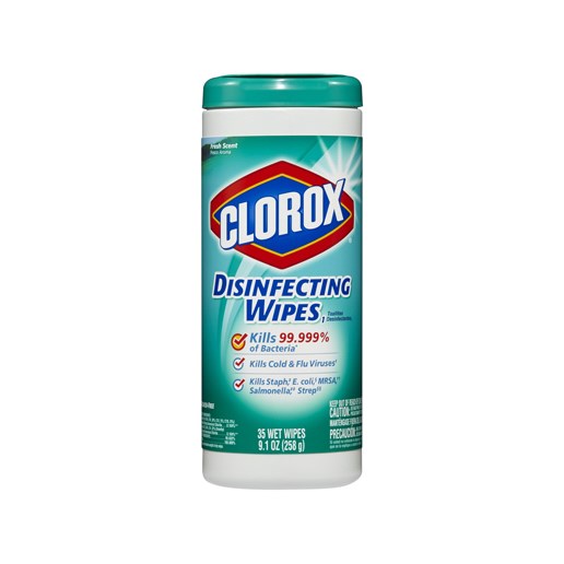 Clorox Disinfecting Wipes in Fresh Scent, 35-Ct Container