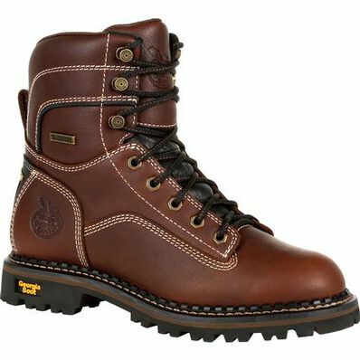 Georgia Women's AMP LT Logger Alloy Toe Waterproof Low Heel Logger Boot