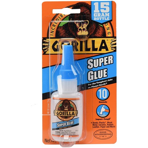Gorilla Super Glue, 15-Gm Tube