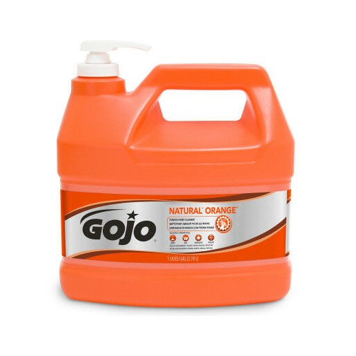 GOJO Natural Orange Pumice Hand Cleaner, 1 Gal Pump Bottle