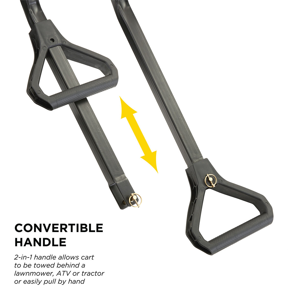Gorilla Carts 7-Cu Ft Heavy Duty Poly Dump Cart