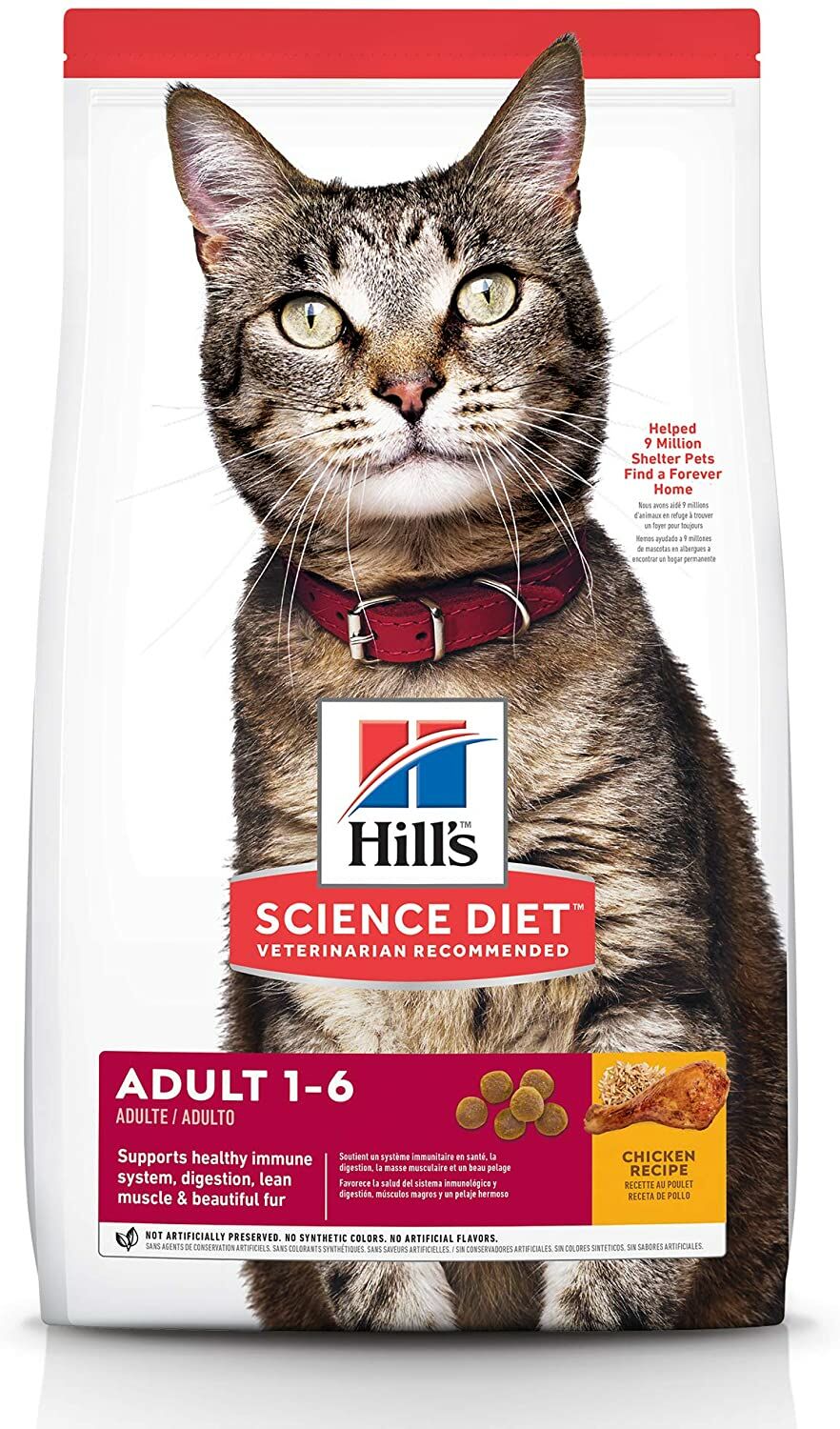 Hill's® Science Diet® Chicken Recipe Adult Dry Cat Food, 16-Lb Bag