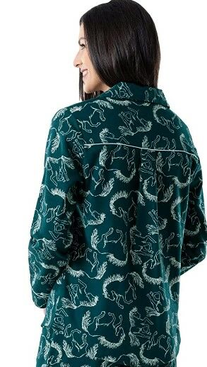 Wrangler Women's Long Sleeve Flannel Pajama Top