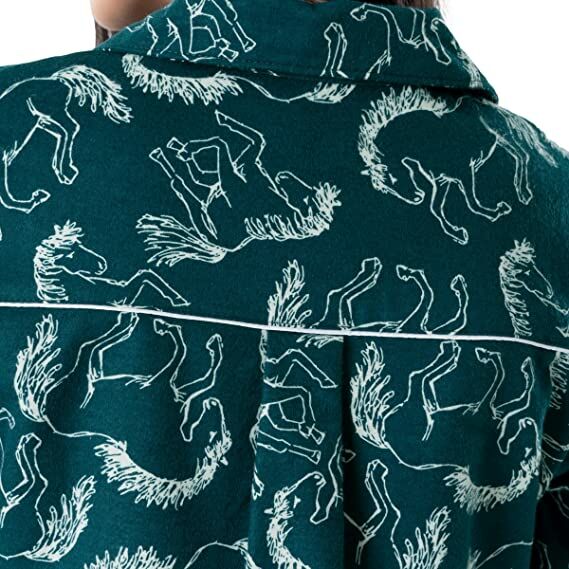 Wrangler Women's Long Sleeve Flannel Pajama Top