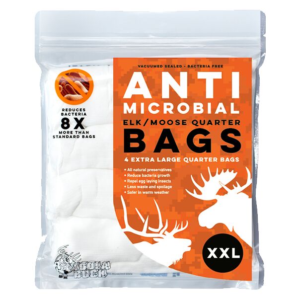 Koola Buck Anti-microbial Elk And Moose Quarter Game Bags XXL, 4-Pk